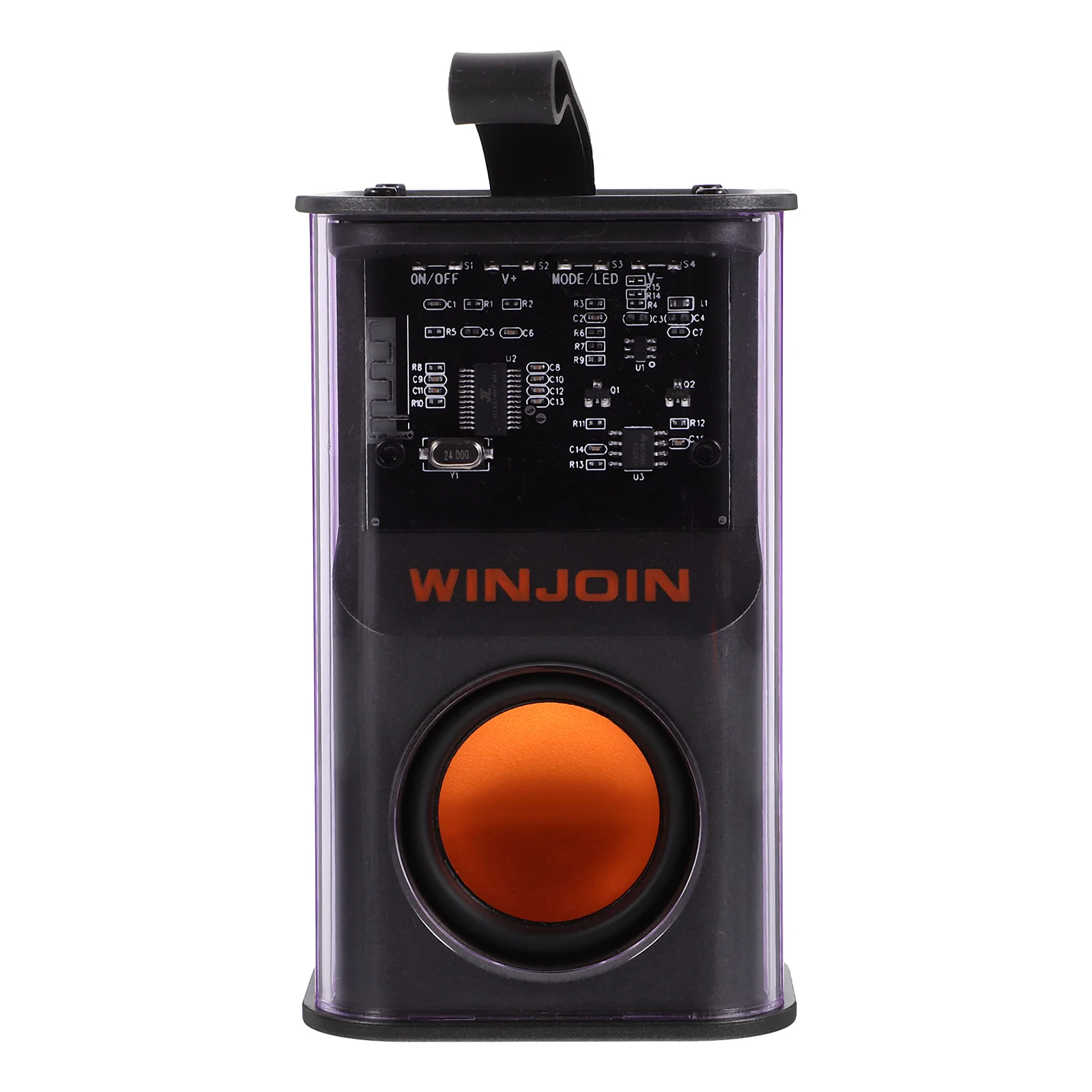 

Portable RGB Lights for Home Outdoor Wireless Speaker Travel Grey Color LED Stereo Bass Music Player
