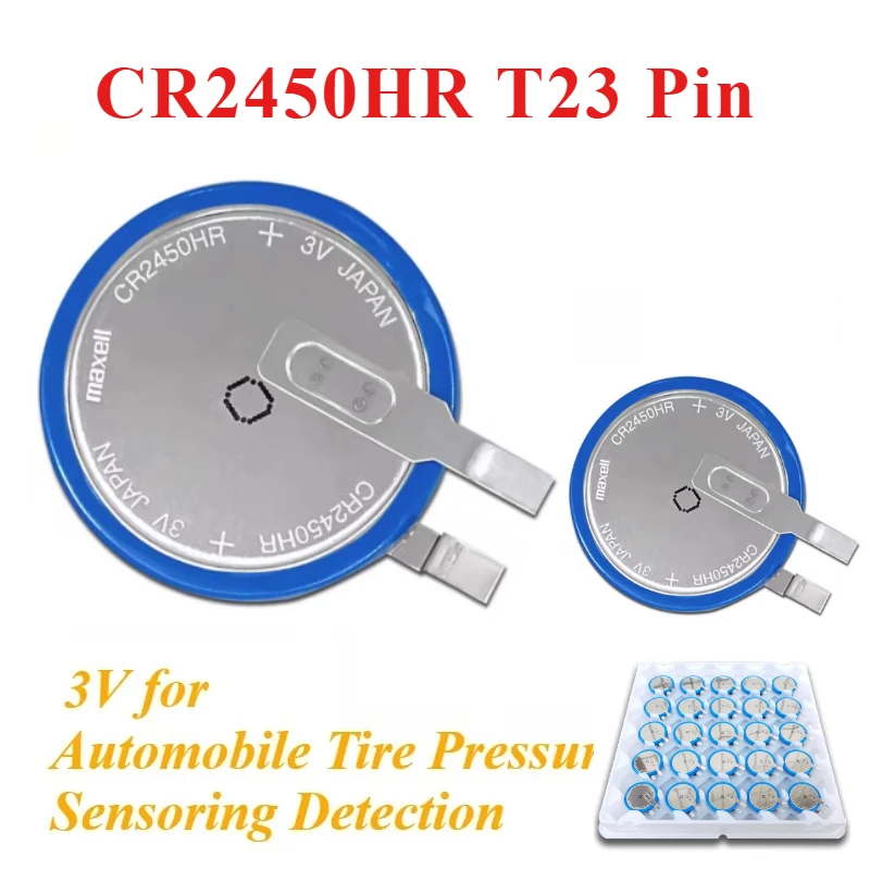 1-2 قطعة CR2450HR مقاومة درجات الحرارة العالية 3 فولت مراقبة ضغط الإطارات مكثف جديد أصلي