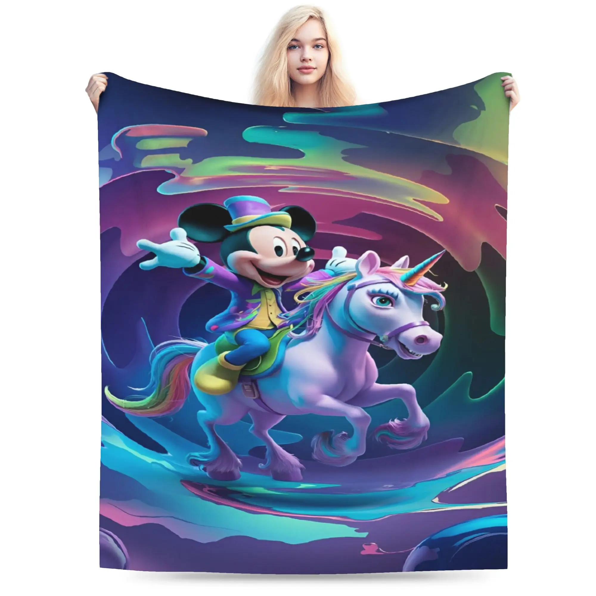 

Fashion Mickeys Mouses 3d PRINTED Soft Blanket Decorative Plush Throw Blanket Street Trend Bedroom Flannel Bedspread Bed Cover