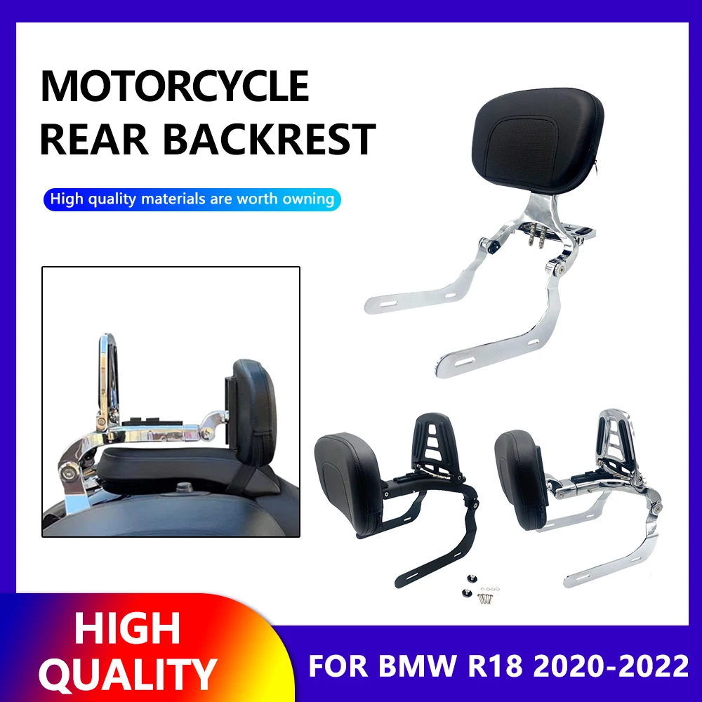 

R18 Motorcycle Sissy Bar Back Passenger Back Rear Rack Iuggage Rack Backrest Accessories Fit for BMW R18 R 18 2020 2021 2022