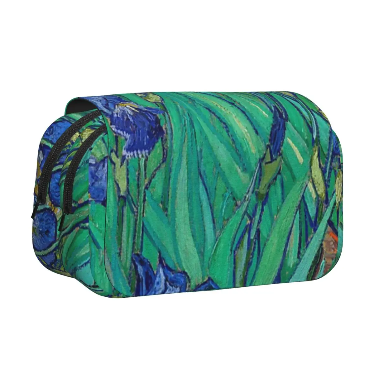 

Пенал для ручек и карандашей Vincent Van Gogh Irises Art Flowers, жесткий кожаный пенал большой вместимости, сумка для ручек и карандашей для мальчиков и девочек, подарки