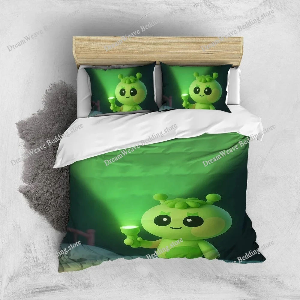 

Cute B-BBNEXDO Duvet Cover Set Home Style Bedding Soft Laundry Cotton Bed Student Dormitory Gift