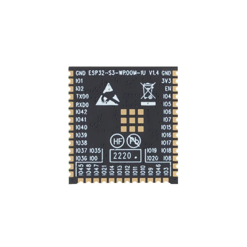 Original ESP32-S3-WROOM-1U-N16R8 Wi-Fi Bluetooth 16MB 32-bit dual-core MCU module 100% brand new