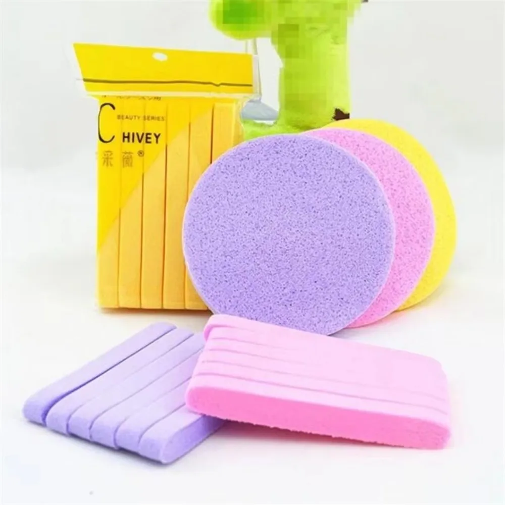 12 stks/set Gecomprimeerd Cosmetische Bladerdeeg Huidverzorging Facial Clean Pad Facial Clean Wassen Sponzen Make-up Huidverzorging Tool