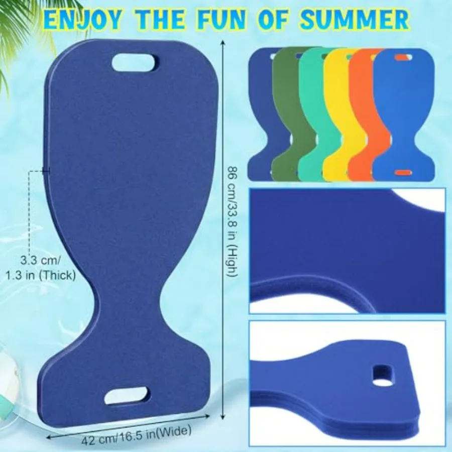 Water saddle float foam for pool, lake, beach, water park use; solid 33-inch design; multiple colors; stylish adult and kids fl