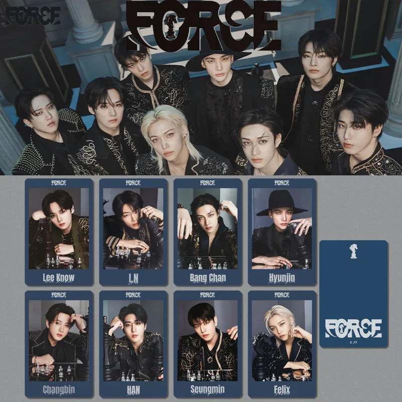 

New Stray Kids boy band star "FORCE" 2026 Japanese calendar Carter Classic Card Seasonal Greetings