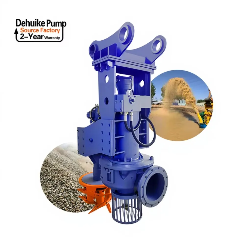 

Hydraulic Sand Excavator Dredge Pump With Agitator Submersible Sand River Sand Dredge Suction Slurry Pumps