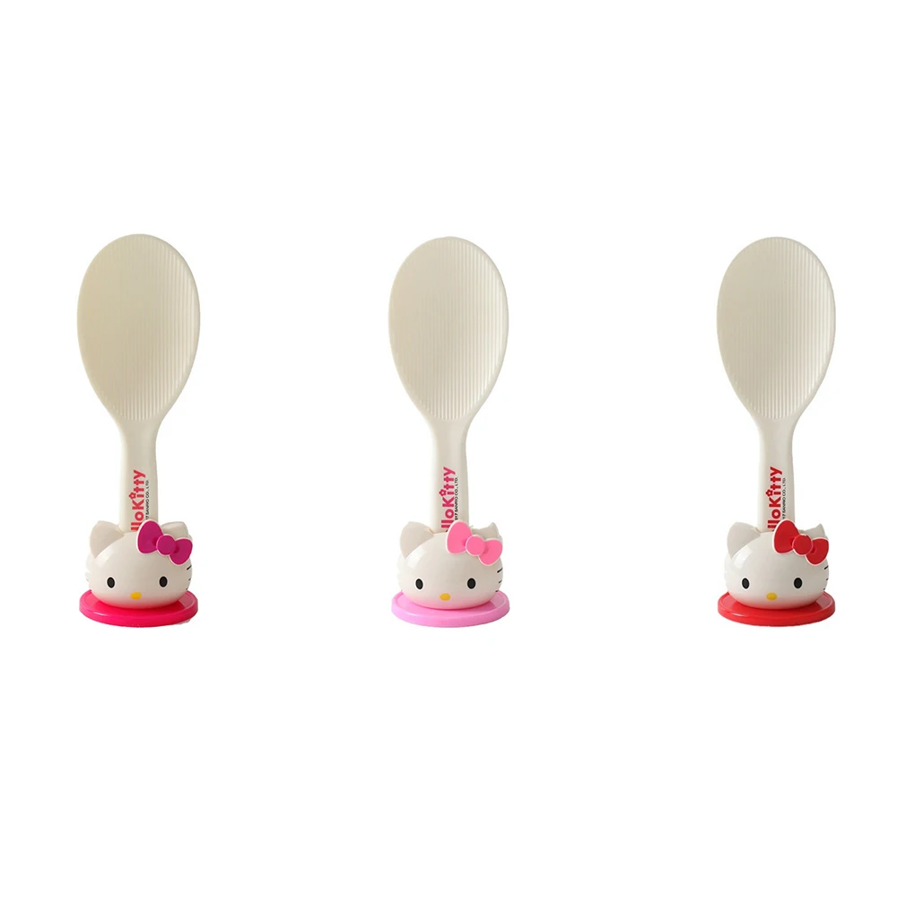 Miniso Kawaii Cute Sanrio Hello Kitty Food Grade PP Material Cartoon Rice Spoon Non-stick Pan Kitchenware Holiday Gift