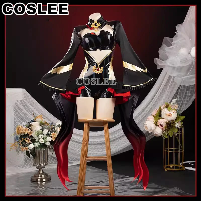 COSLEE Vtuber Houshou Marine Cosplay Costume Lovely Dress Uniform Halloween Carnival Party Outfit Women S-4XL Customized New