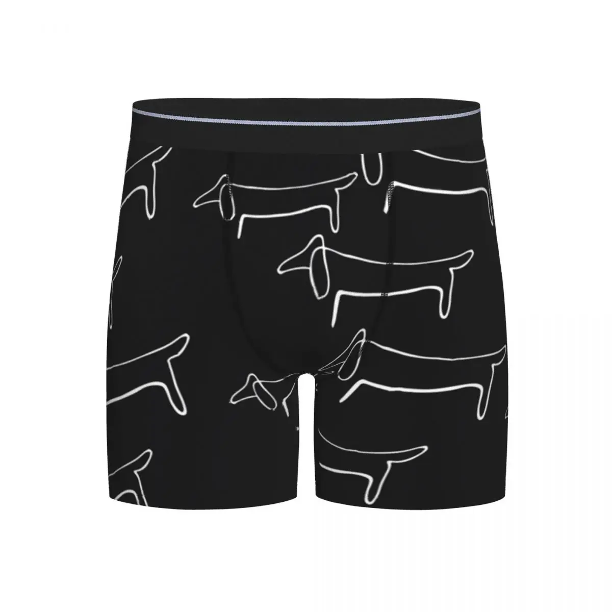 Long Boxer Underpants Shorts Pablo Picasso Wild Wiener Dog Dachshund Panties Male Ventilate Underwear for Homme Man Gift