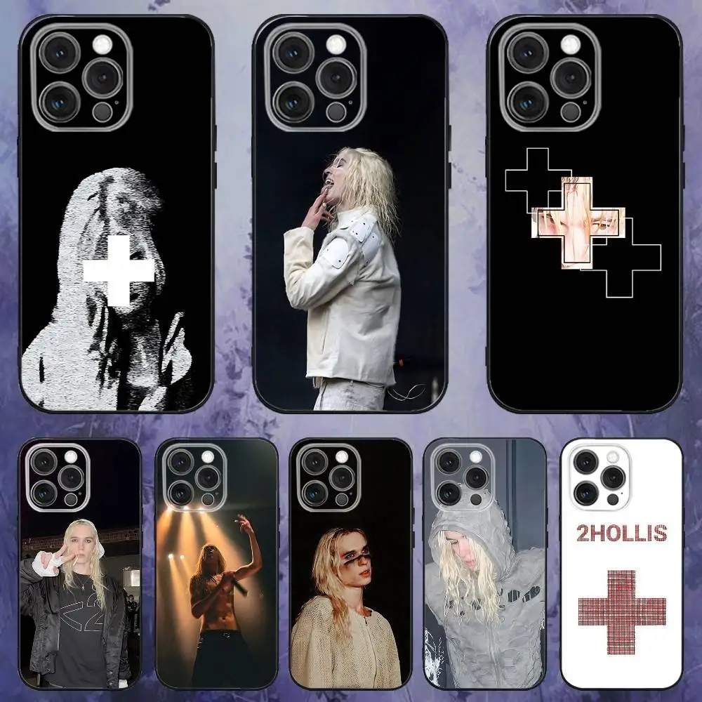 

Singer 2hollis Albums Phone Case For iPhone 17,16,15,14,13,12,Pro,Max,Plus,E,SE4,Air,Mini Black Soft Box
