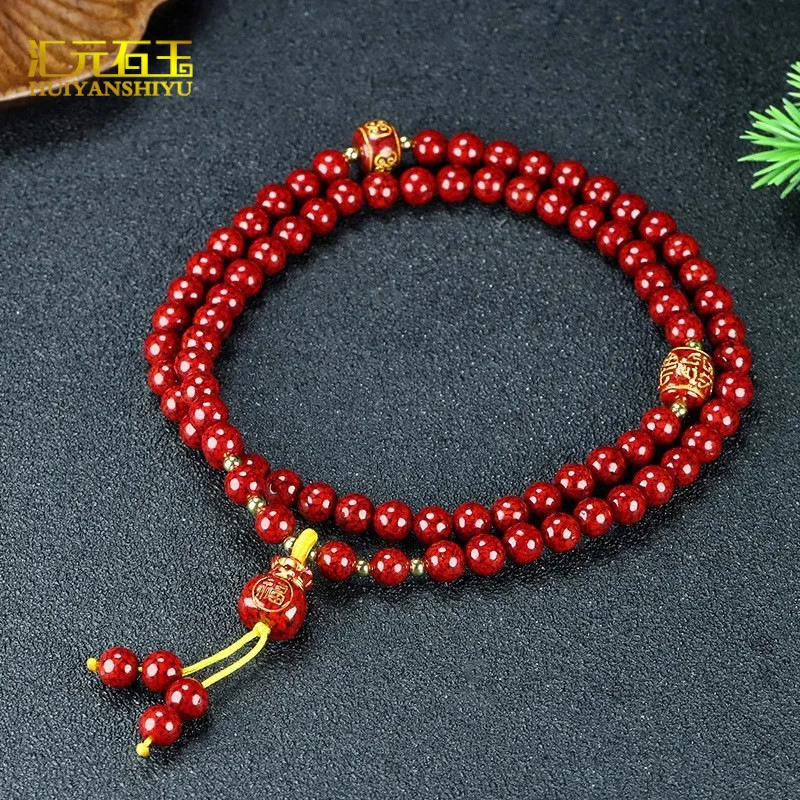

Sand Multi-Circle High Content 108 Buddha Beads Bracelet Fashion Women'S Style