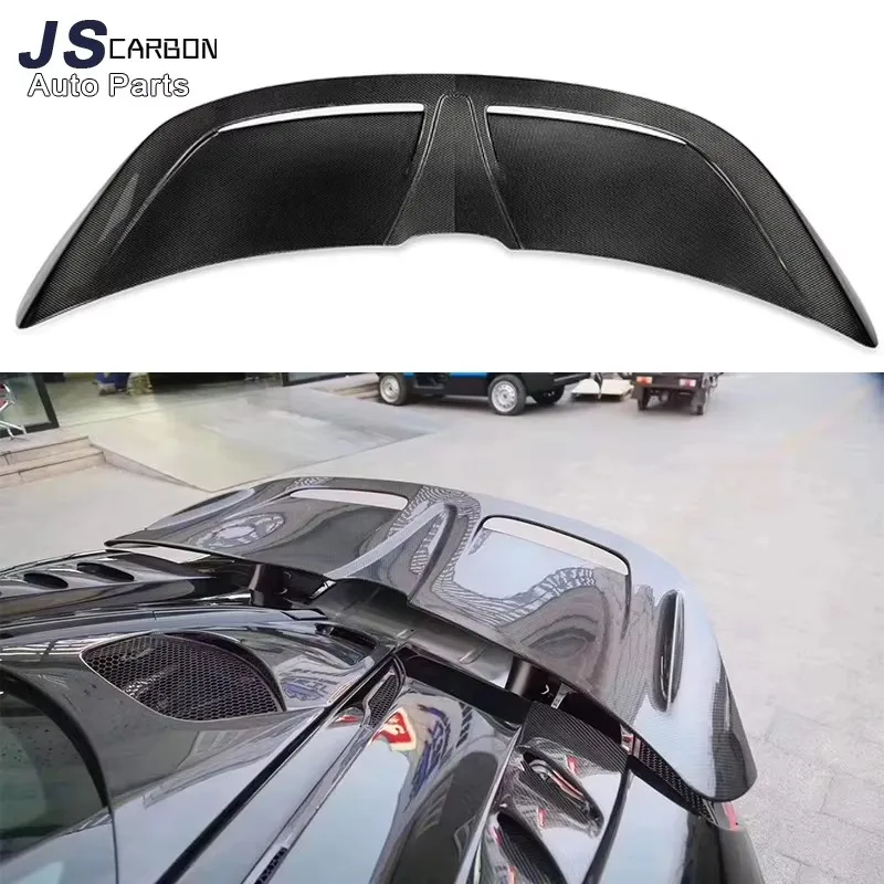 For Mclaren 720S Carbon Fiber Spoiler  Rear Wing Tail Trunk Spoilers Tail fins mansory Style Rear Spoiler upgraded body kit