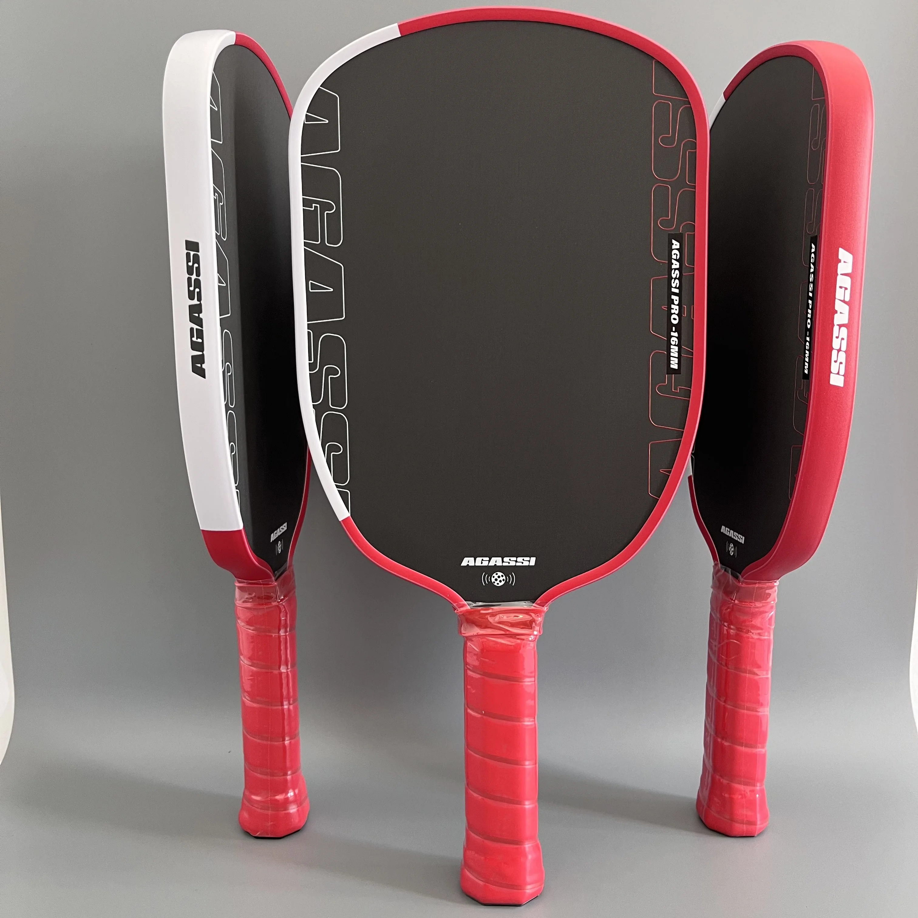 

Agassi pro Pickleball Paddle Edge Style 16mm Carbon Fiber Honeycomb Core USAPA Approved Gen4 Hot Pressed Racket