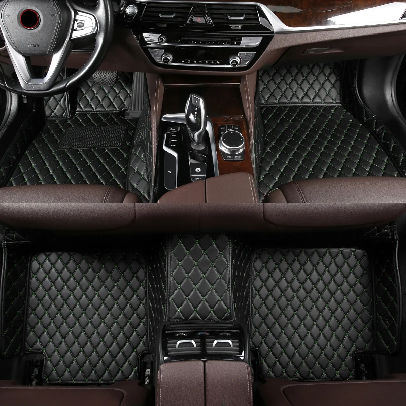Custom 3D Full Coverage Car Floor Mats for BMW 5 Series E39 1995-2004 E60 F10 G30 2017-2022 G60 2023-2025 Car Accessories Carpet