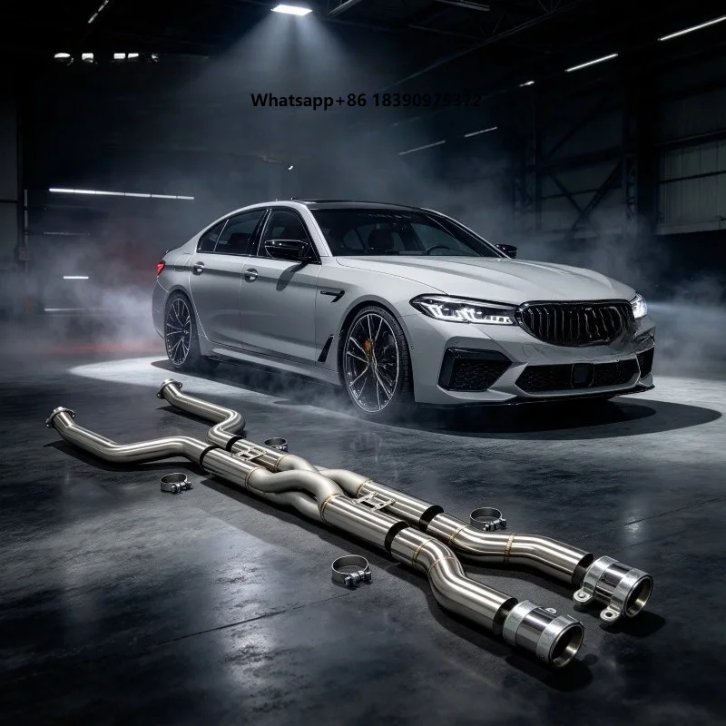 Stainless Steel Single Mid   Performance Exhaust Fits   PX