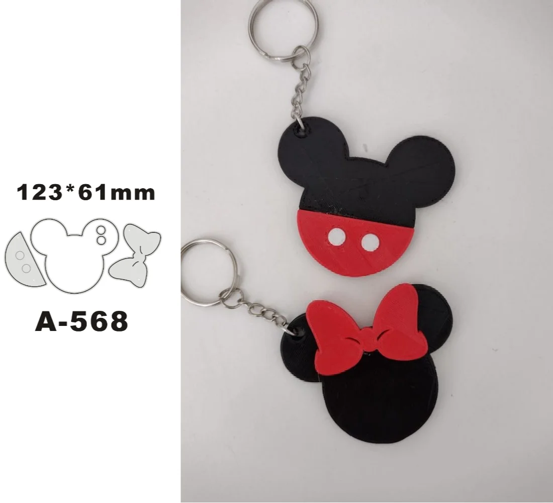 Disney Metal wykrojniki szablony Mickey dla DIY Album Scrapbooking znaczek karta papierowa tłoczenie 2022 nowy Die Cut