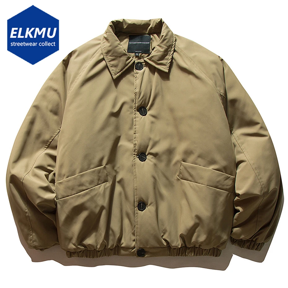 

Winter Jackets Men Thicken Warm Parkas Harajuku Oversized Padded Jackets Streetwear Loose Casual Jackets for Male