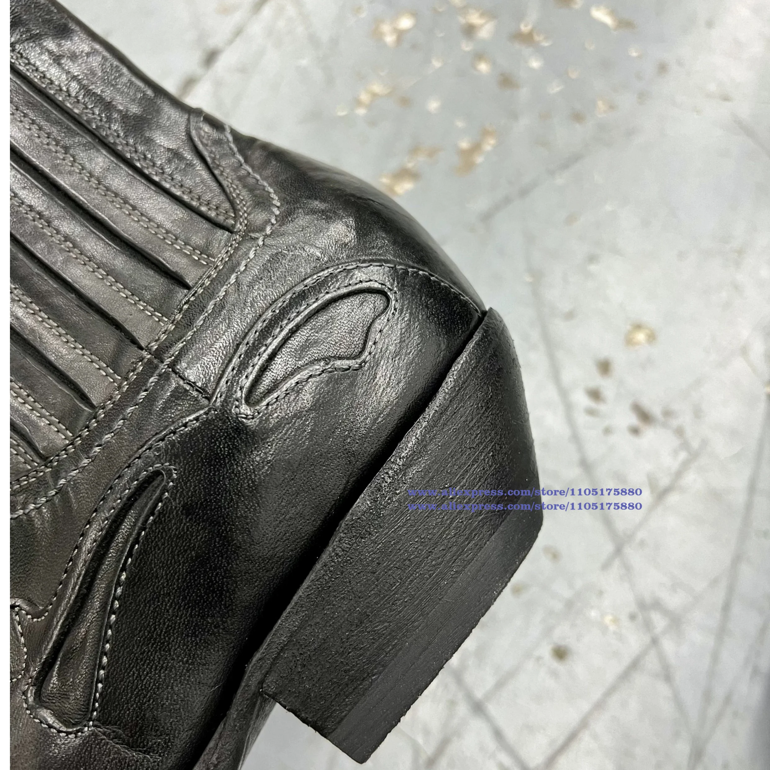 المطرزة تشيلسي الأحذية جلد أسود الرجال الأحذية مدبب تو الكاحل الجوارب العصرية الفاخرة مصمم أحذية رجالي بوتاس موهير