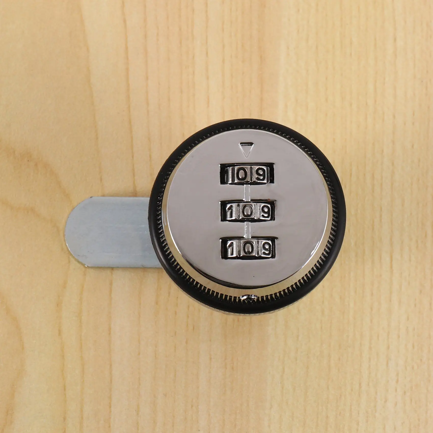 [Superx&KND]10X Alloy Code Combination Cam Lock Keyless Post Mail Box Cabinet RV 3 Dial Silver