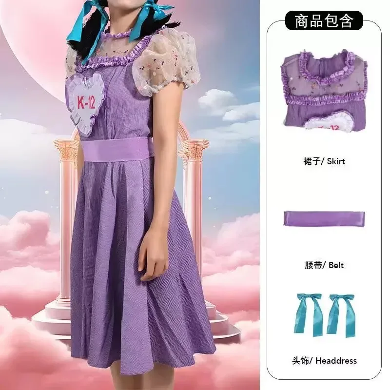 

Магазин Белой Розы Плачущий Призрак Школьный Дневник K-12cos Хэллоуин Фиолетовое Розовое Платье Косплей Костюм