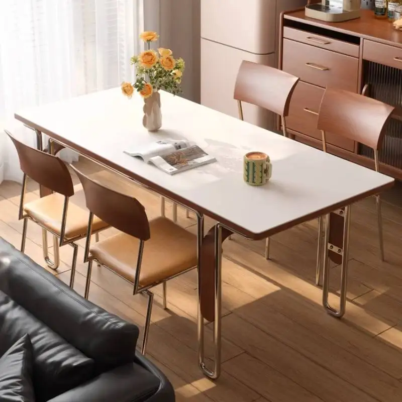 

Japanese Decoration Kitchen Table Decor White Marble Luxury Kitchen Table Modern Nordic Space Muebles Para Hogar Furniture