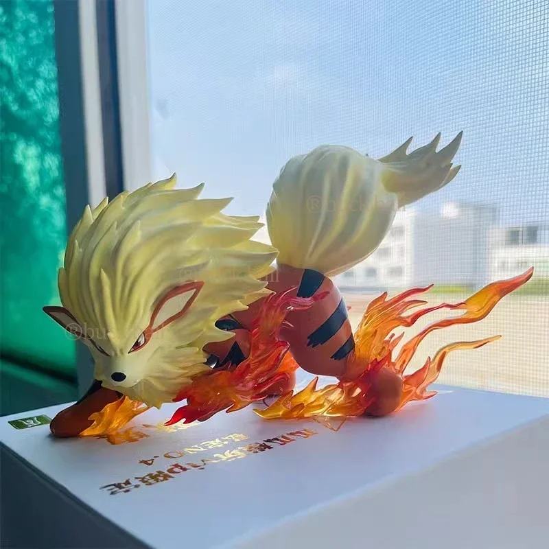 Pokemon Anime Figure Gk 1:20 Og Arcanine Action Figure 9cm Cute Arcanine Figurine Model Pvc Collection Statue Birthday Toy Gift