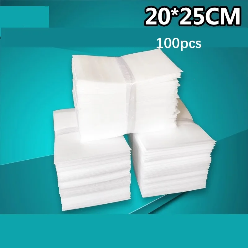 100Pcs/Pack Protective EPE Foam Insulation Sheet Cushioning Packaging Pouches Bag Packing Material Wrap Mailer