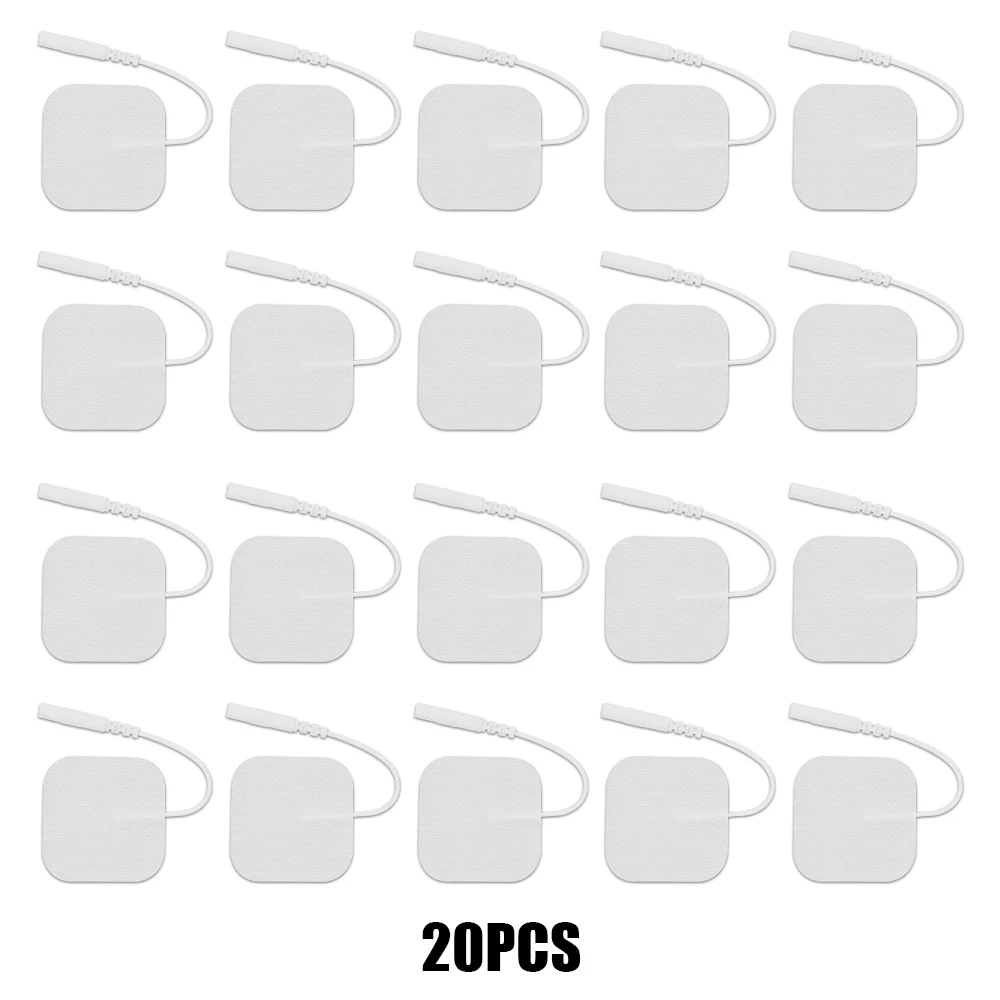 100/50/20P Tientallen Elektroden Pad EMS Spierstimulator Patch Herbruikbare Vervangbare Niet-geweven Stof zelfklevende Massager Stickers