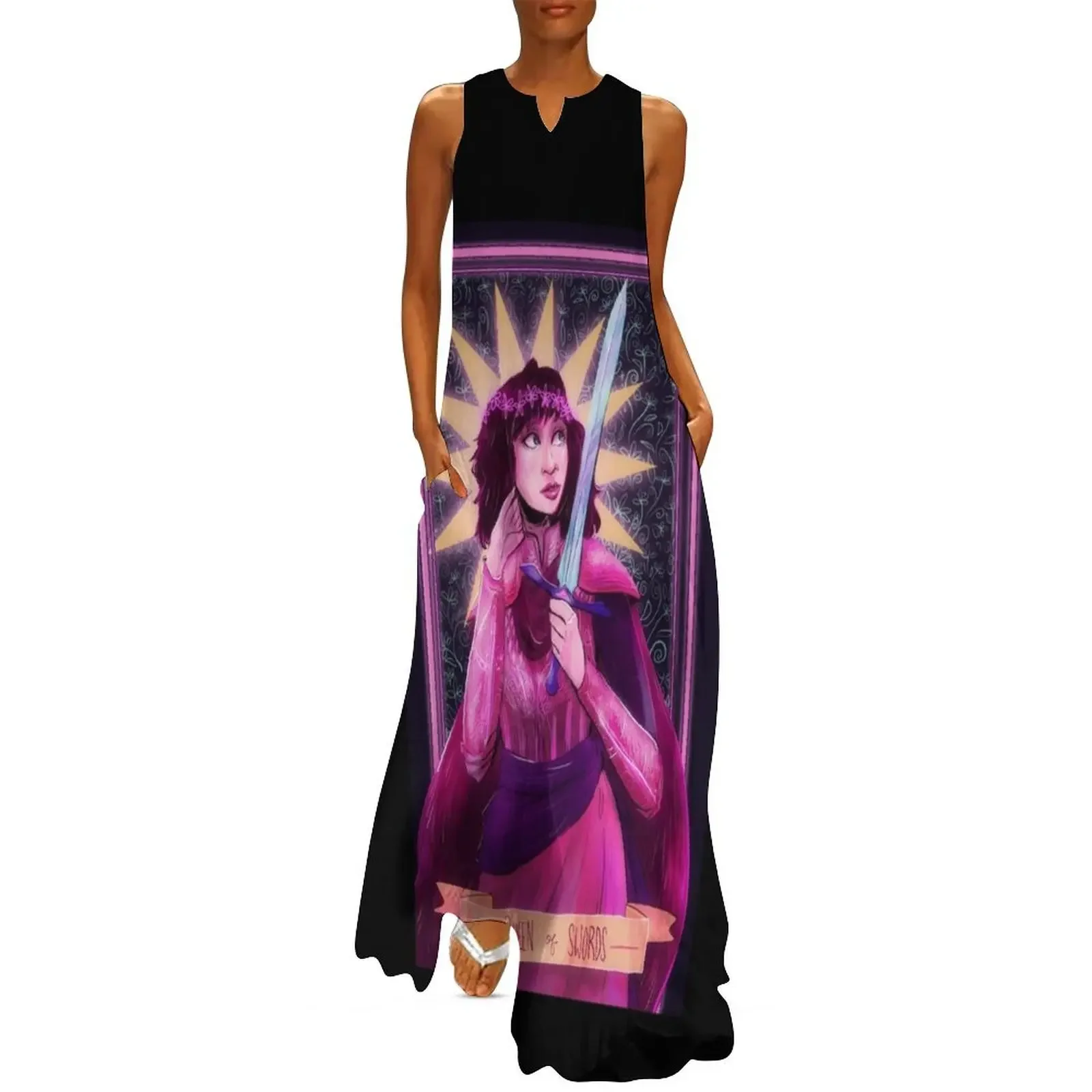 

queen of swords Long Dress loose summer dress summer dresses Dress women