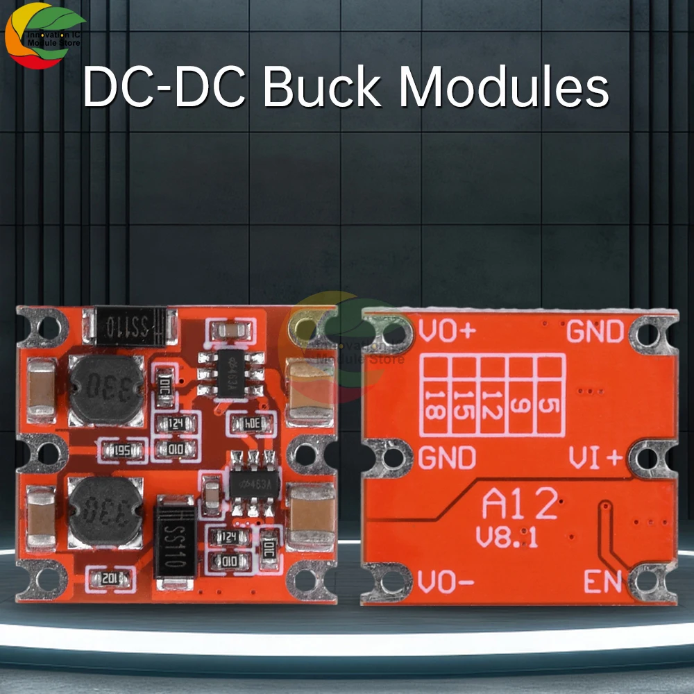 DC7-50V to DC ± 5V 12V 15V Dual Step Down Module DC-DC Step-Down Buck Converter Buck Module 300mA Power Supply Module