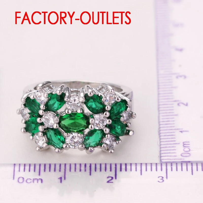 925 Sterling Silver Bridal Ring Fashion Jewelry Cubic Zirconia Prong Setting Best Gift For Women Girls Engagement Anniversar view 3