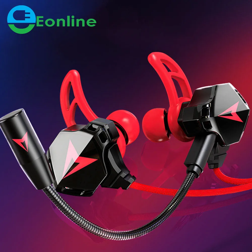 Gaming Headset Phone PC Earphone Wired earpiece with Mic Volume Control Stereo Noise Cancelling Earbud for Phone Xbox Gamer PS4