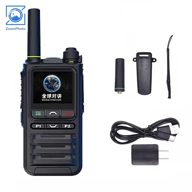 Portable Waterproof HX-3000 Global POC Walkie Talkie 4G/3G/2G with 1.77-inch Screen USB Type-C Charging