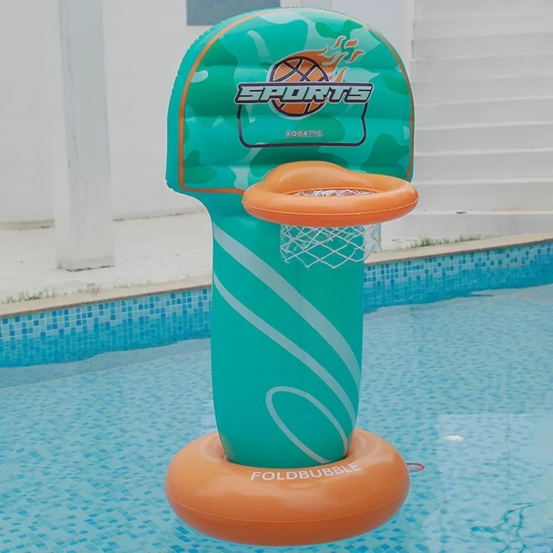 Zomer Outdoor Opblaasbaar Speelgoed Basketbal Sport Frame Zwembad Party Schieten Speelgoed Pvc Opvouwbare Opblaasbare Basketbal Frame