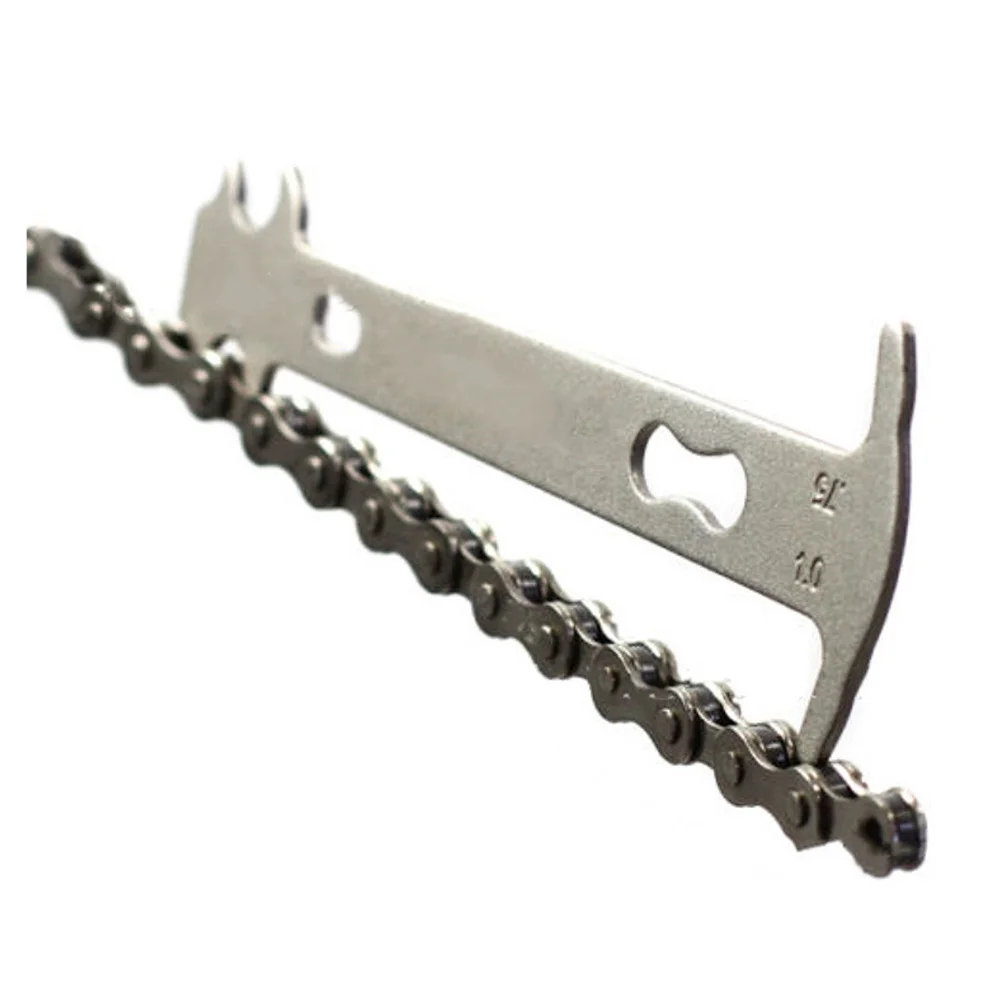 2Pcs Bike Chain Wear Indicator Ruler Durable Accurate Checker Gauge for All Chains Chain Wear Indicator Checker