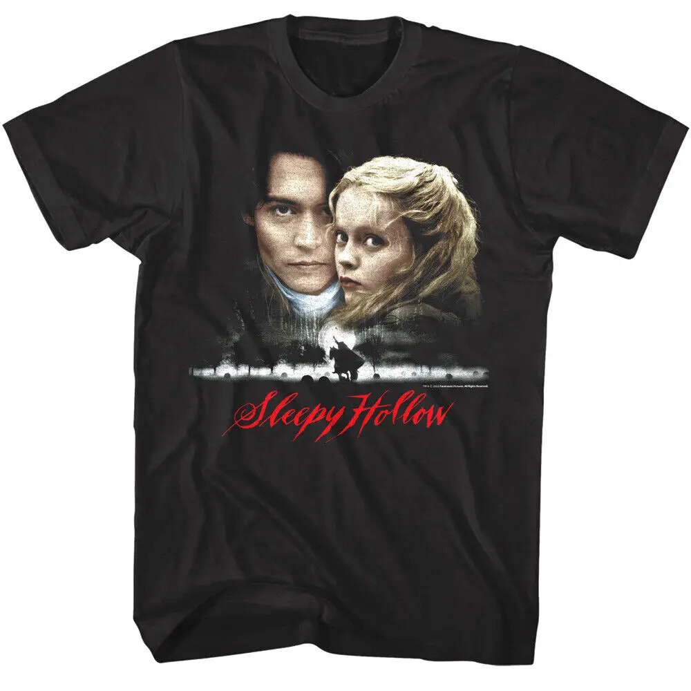 Sleepy Hollow Depp Ricci Movie Poster Men's T Shirt Ichabod Crane Fantasy