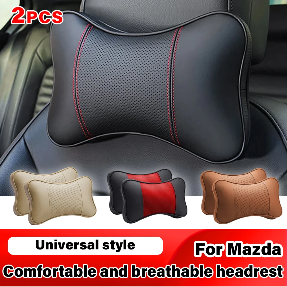 

Comfortable Car Headrest Neck Pillow Protector Head Neck Cushion Accessories For Mazda Axela 2 3 MS CX30 CX3 CX5 Demio C MX5 Gh