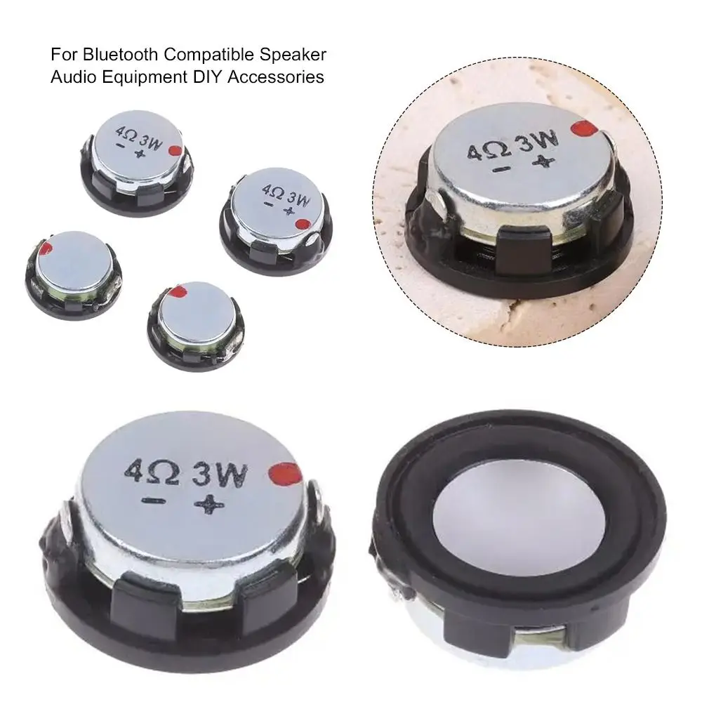 1/2Pcs 20/24/28mm Mini Full Range Speaker 4Ohm 3W Round Neodymium Loudspeaker Bass Effect 1Inch Home Theater DIY Speaker