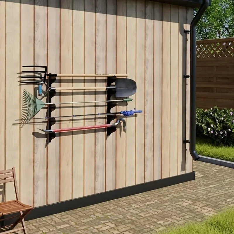 [B17B!】 Garden Tool Holder 1 Pair, Adjustable Mounting Bracket For Shovels And Rakes, Screw-Adjustable Design Distance