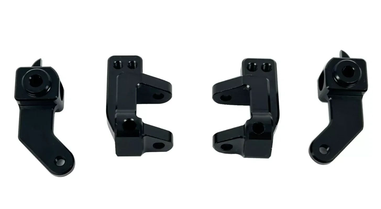 

GVM Aluminum Caster Blocks & Steering Blocks Black For Team Associated RC10WC RC10 Worlds Car RC10DS RC10T