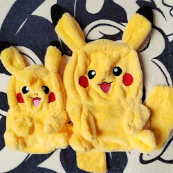 30/80cm Huge Pokemon Pikachu Anime Plush Toys Big Pokémon Plushie Kawaii Semi-finished Leather Holster Pillow Gift for Children