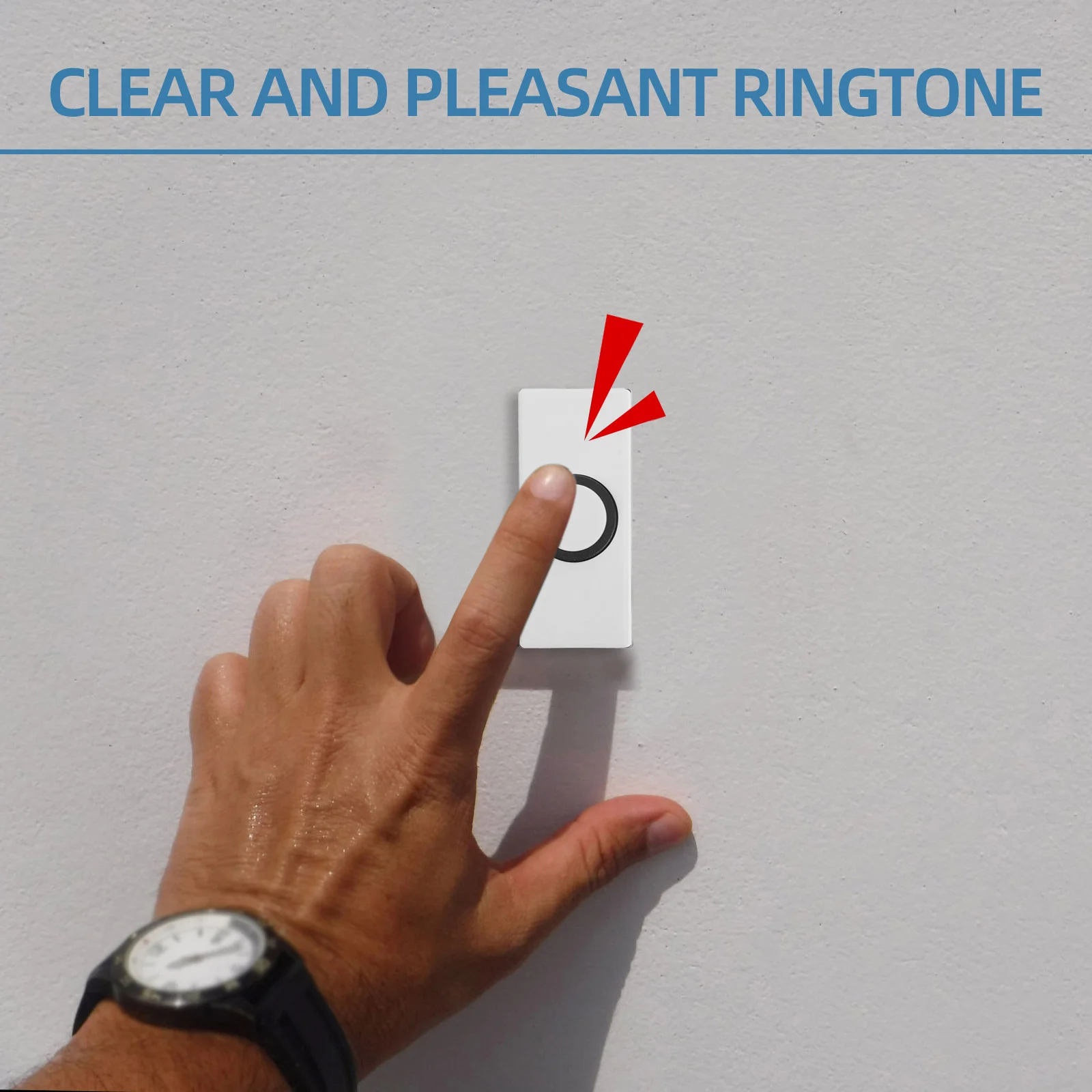 Дверной звонок, кнопочные звонки, настенные винтажные пластиковые соединения, жесткий провод, домашний гараж, склад