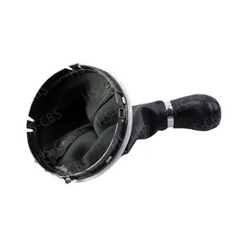 Nová 5stupňová řadicí páka s koženým pouzdrem na botu pro Škoda Fabia MK2, doplňky do interiéru auta 10 nejlepší prodej Řadicí páka Škoda Rapid - №10