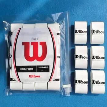 New12/24/48 Pcs Wilson Over Grip มือกาวลื่นเข็มขัดไม้เทนนิส Grip เทป Anti-SLIP Band Fishing POLE Sweatband PU Handle