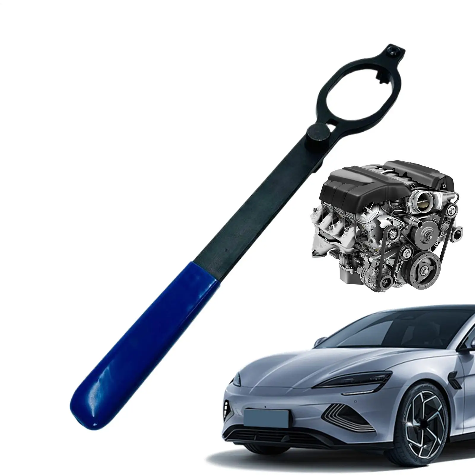 

Автомобильный ключ для шкива распределительного вала, автоматический ремень ГРМ двигателя, инструмент для удаления и установки, регулируемый автомобильный держатель шкива для ремонта двигателя автомобиля