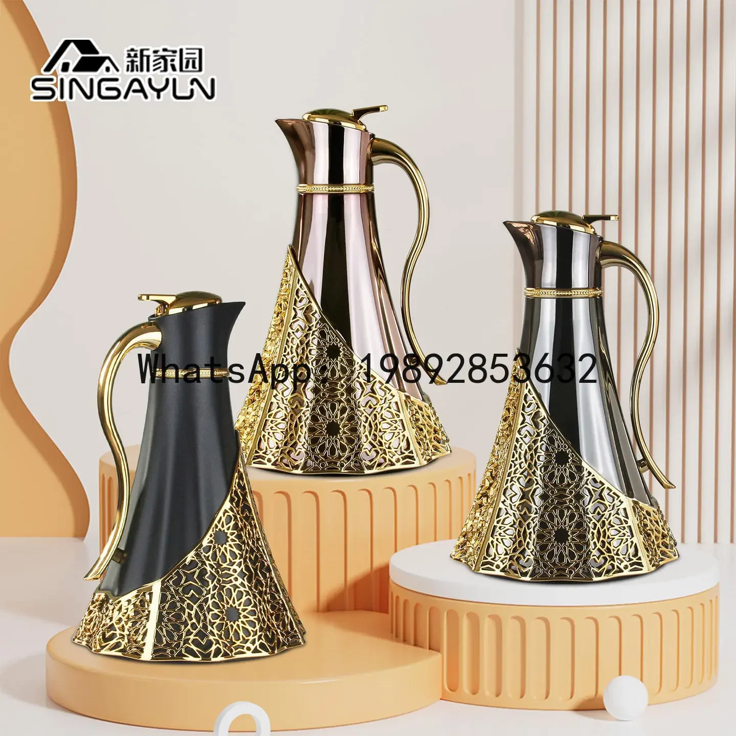 a6+1 stainless steel thermal insulation kettle thermos bottle red tank glass liner thermal insulation pot