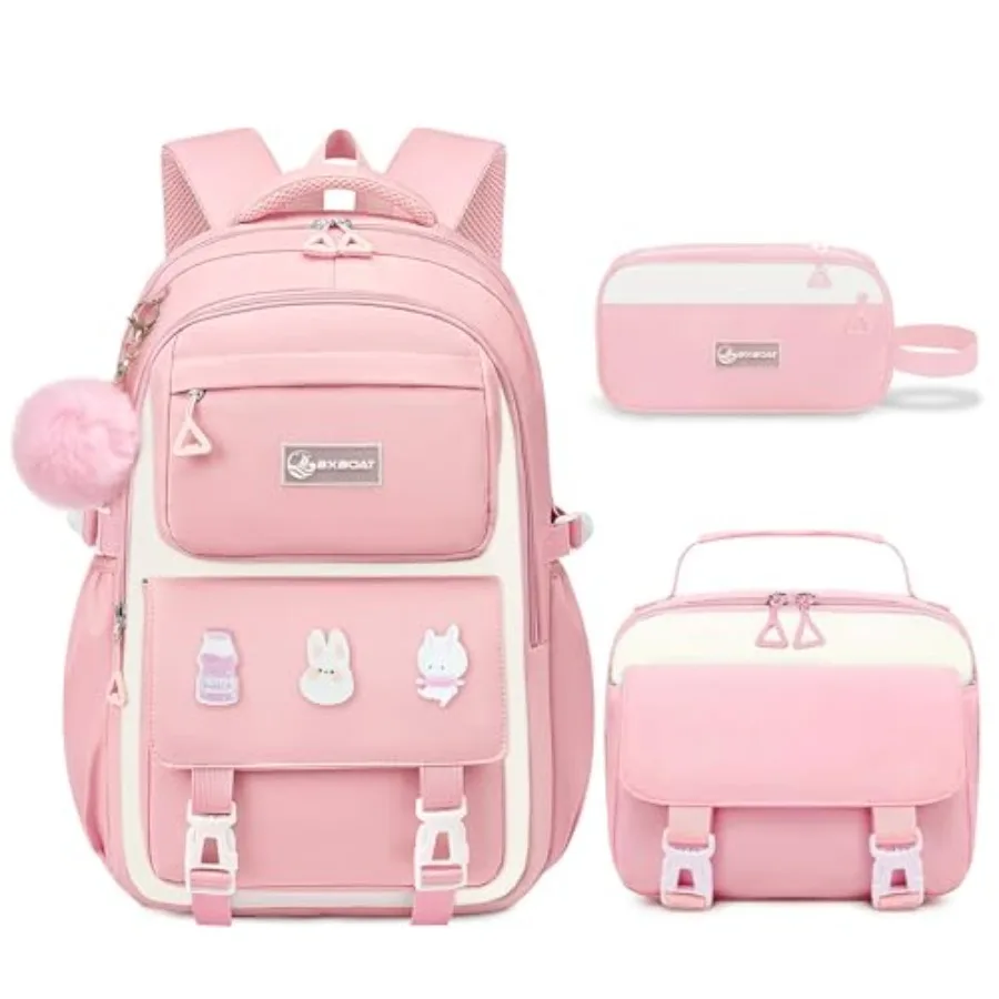 

Backpacks for Girls - Cute Girls Backpack for Elementary, Middle and High School Students - 18" School Bookbag