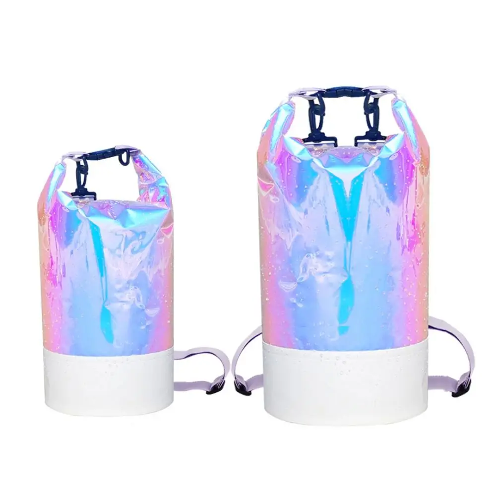 

10L/20L Waterproof Dry Bag Large-Capacity with Shoulder Straps Swimming Bucket Bag Lightweight Foldable Beach Backpack