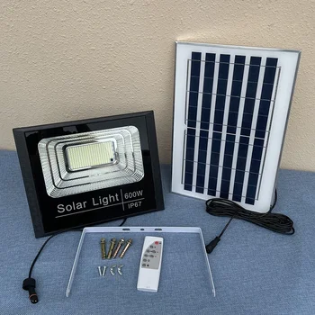 אורות סולאריים מחוץ לבית נוף גינה אנשים אינדוקציה מנורות רחוב הוביל כוח גבוה סופר בהיר קיר